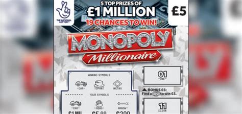 online scratch cards national lottery|A GUIDE TO PLAYING MONOPOLY MILLIONAIRE.